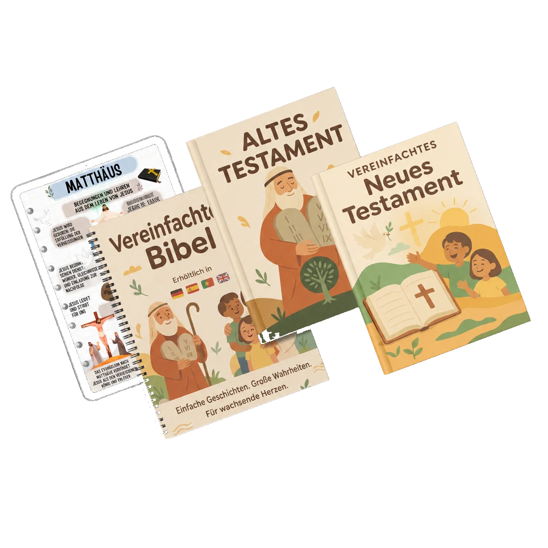 Das GlaubensWurzeln-Paket mit vereinfachter Bibel sowie Altem und Neuem Testament
